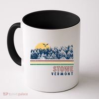 Stowe Vermont Hiking Skiing Retro Cool Gift Coffee Mug thumb 0