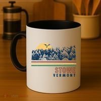 Stowe Vermont Hiking Skiing Retro Cool Gift Coffee Mug thumb 4