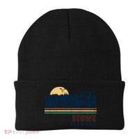 Stowe Vermont Hiking Skiing Retro Cool Gift Beanie thumb 0