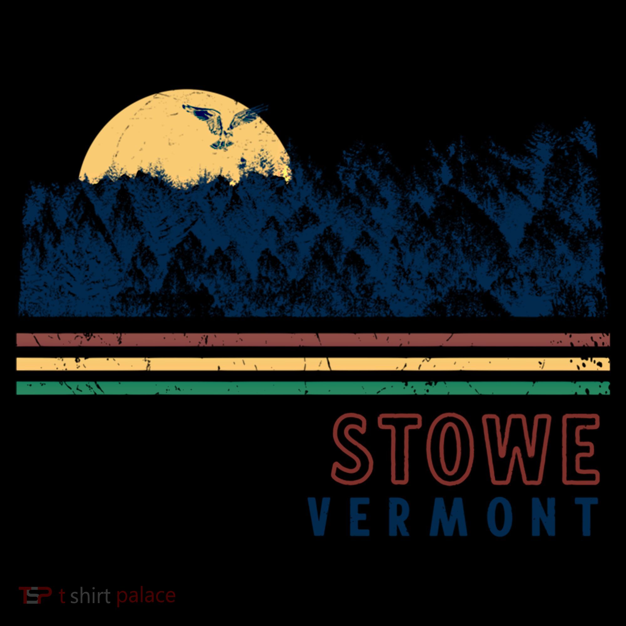 Stowe Vermont Hiking Skiing Retro Cool Gift Women's Hoodie