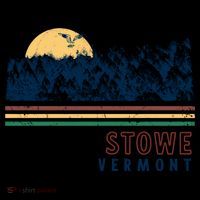 Stowe Vermont Hiking Skiing Retro Cool Gift Kids Colorblock Raglan Jersey thumb 2