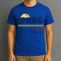 Stowe Vermont Hiking Skiing Retro Cool Gift T-Shirt thumb 3