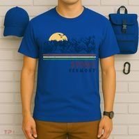 Stowe Vermont Hiking Skiing Retro Cool Gift T-Shirt thumb 6