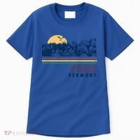 Stowe Vermont Hiking Skiing Retro Cool Gift Tall T-Shirt thumb 0