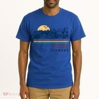 Stowe Vermont Hiking Skiing Retro Cool Gift Tall T-Shirt thumb 2