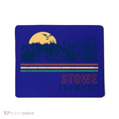 Stowe Vermont Hiking Skiing Retro Cool Gift Mousepad