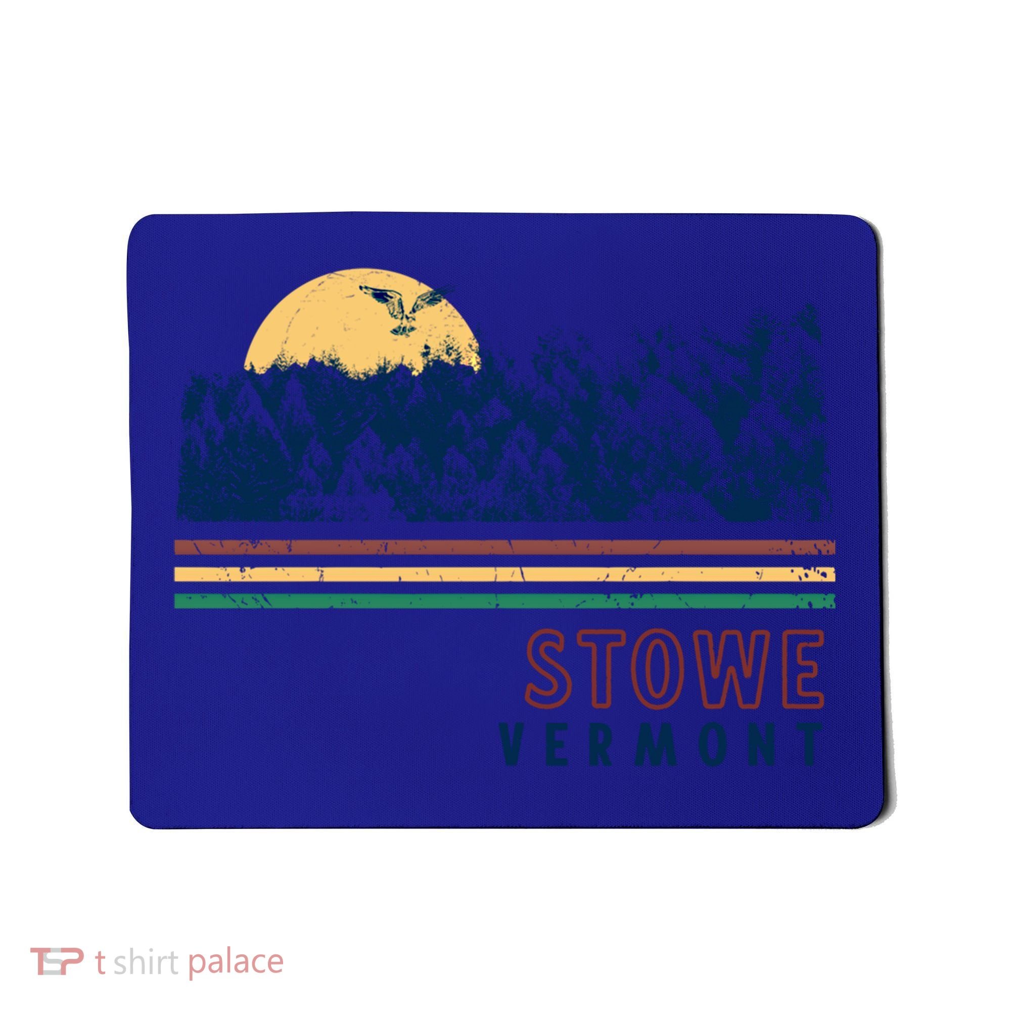 Stowe Vermont Hiking Skiing Retro Cool Gift Mousepad