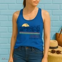 Stowe Vermont Hiking Skiing Retro Cool Gift Women's Tank Top thumb 2