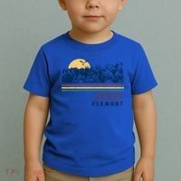 Stowe Vermont Hiking Skiing Retro Cool Gift Toddler T-Shirt thumb 2
