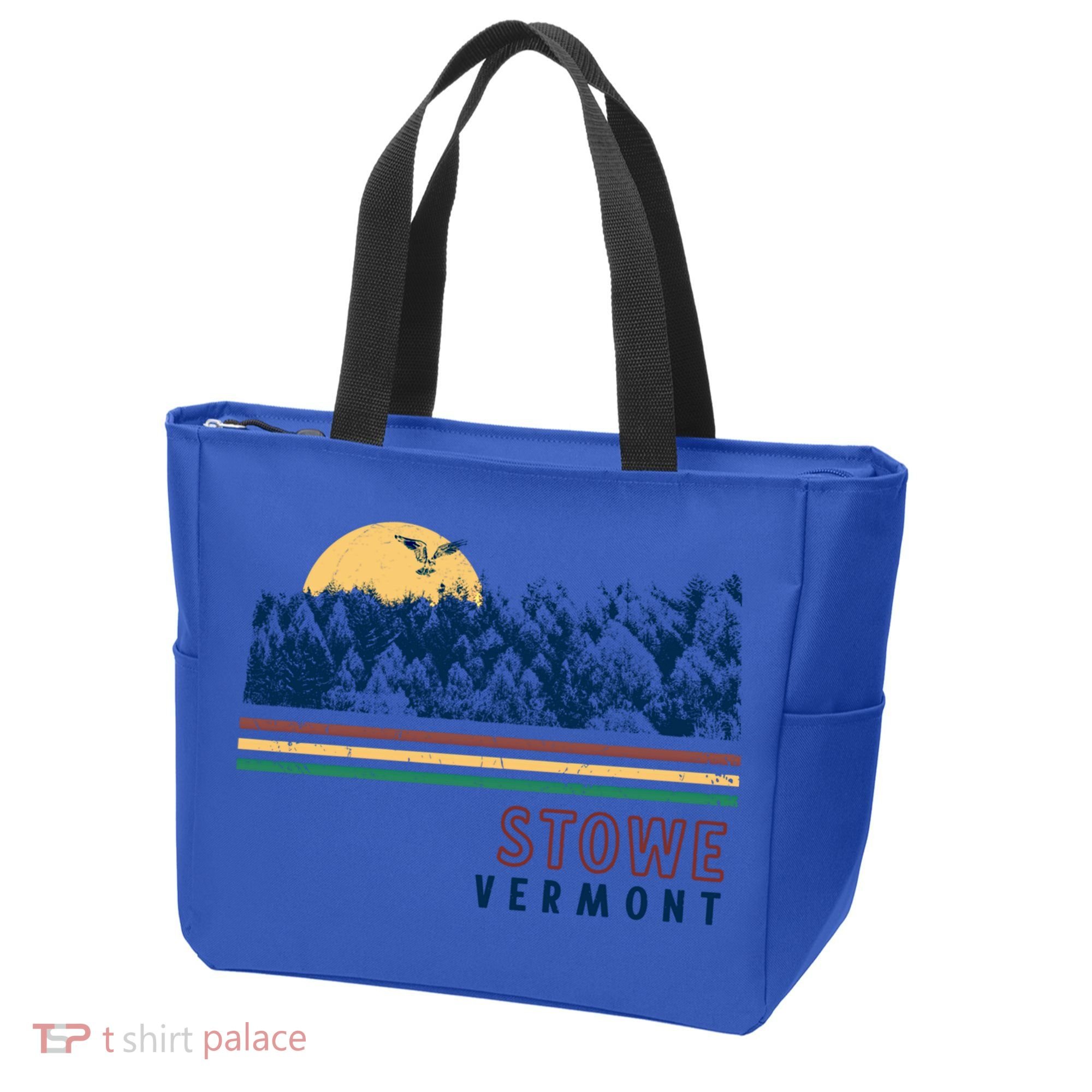 Stowe Vermont Hiking Skiing Retro Cool Gift Tote Bag