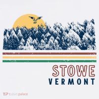 Stowe Vermont Hiking Skiing Retro Cool Gift Comfort Colors Garment-Dyed Hooded Sweatshirt thumb 2