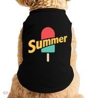 Summer Vacation Ice Cream Popsicle Doggie Tank thumb 0