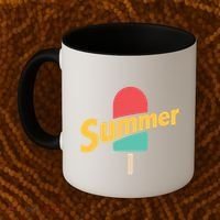 Summer Vacation Ice Cream Popsicle Coffee Mug thumb 2