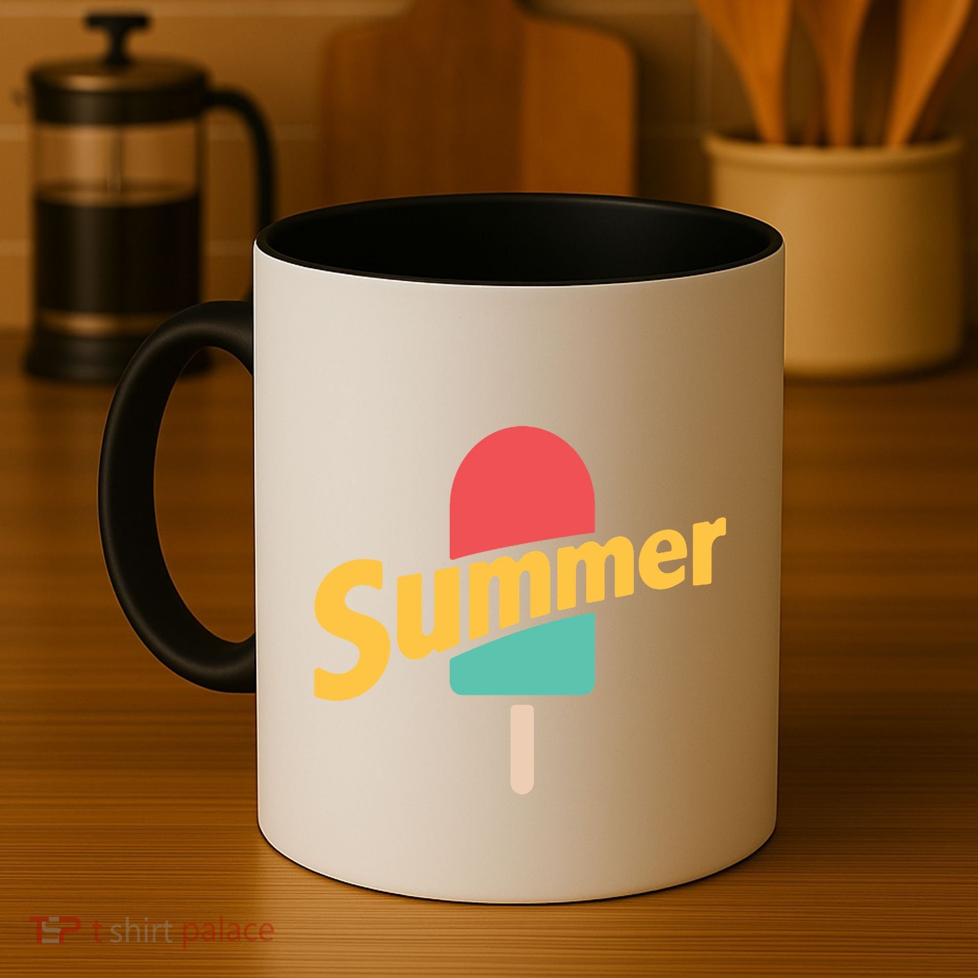 Summer Vacation Ice Cream Popsicle Coffee Mug