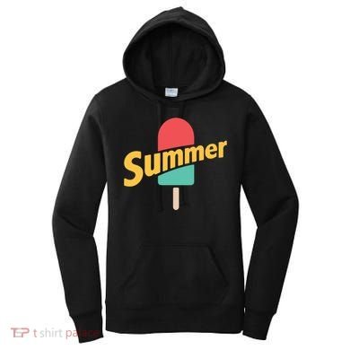 Summer Vacation Ice Cream Popsicle Women's Hoodie