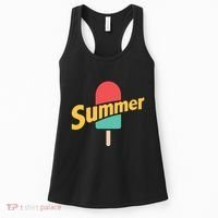 Summer Vacation Ice Cream Popsicle Women's Tank Top thumb 0