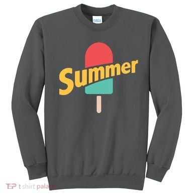 Summer Vacation Ice Cream Popsicle Sweatshirt