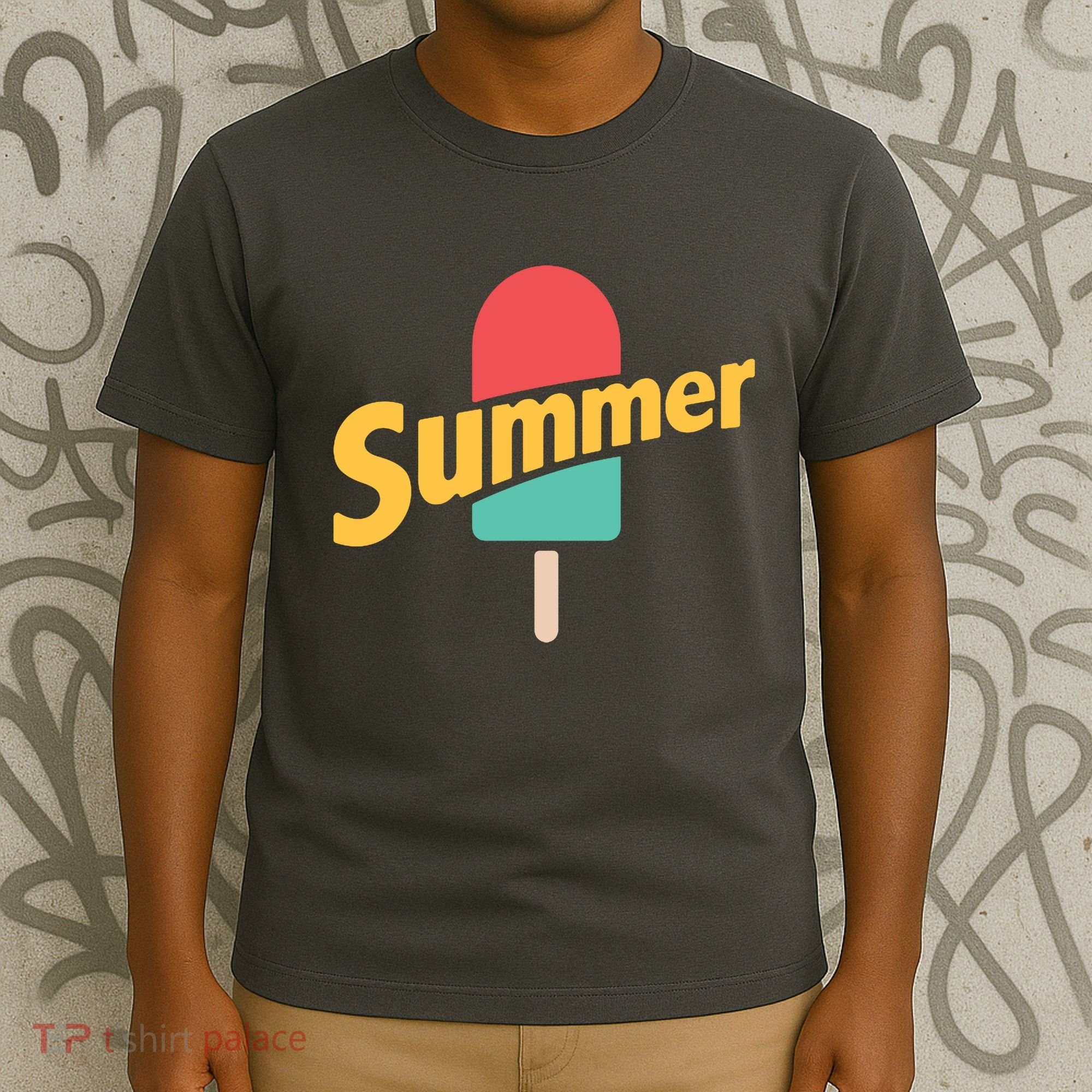 Summer Vacation Ice Cream Popsicle T-Shirt