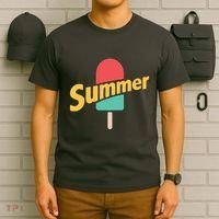 Summer Vacation Ice Cream Popsicle T-Shirt thumb 6