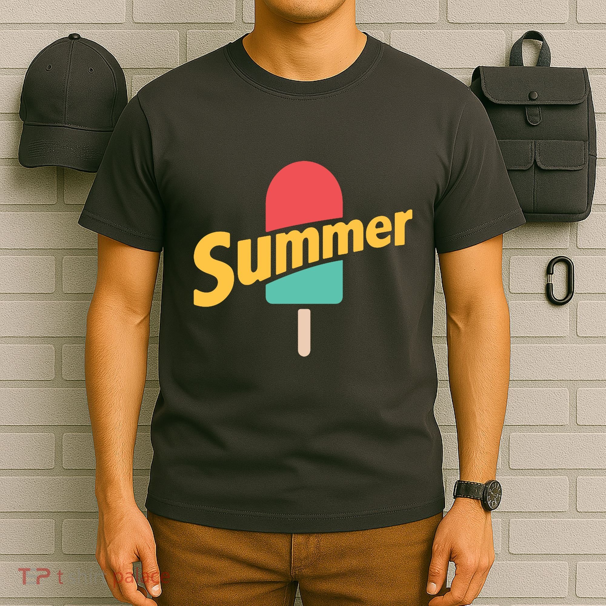 Summer Vacation Ice Cream Popsicle T-Shirt