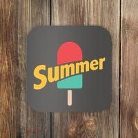 Summer Vacation Ice Cream Popsicle Coaster thumb 0