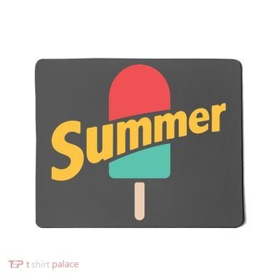 Summer Vacation Ice Cream Popsicle Mousepad