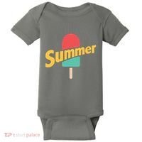 Summer Vacation Ice Cream Popsicle Baby Bodysuit thumb 0