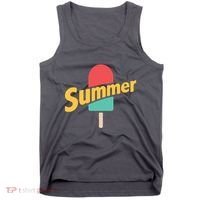 Summer Vacation Ice Cream Popsicle Tank Top thumb 0