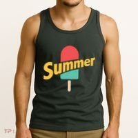 Summer Vacation Ice Cream Popsicle Tank Top thumb 3