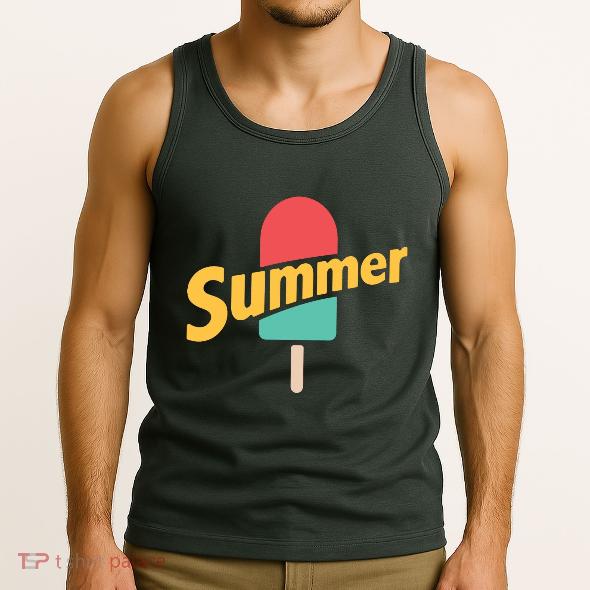 Summer Vacation Ice Cream Popsicle Tank Top