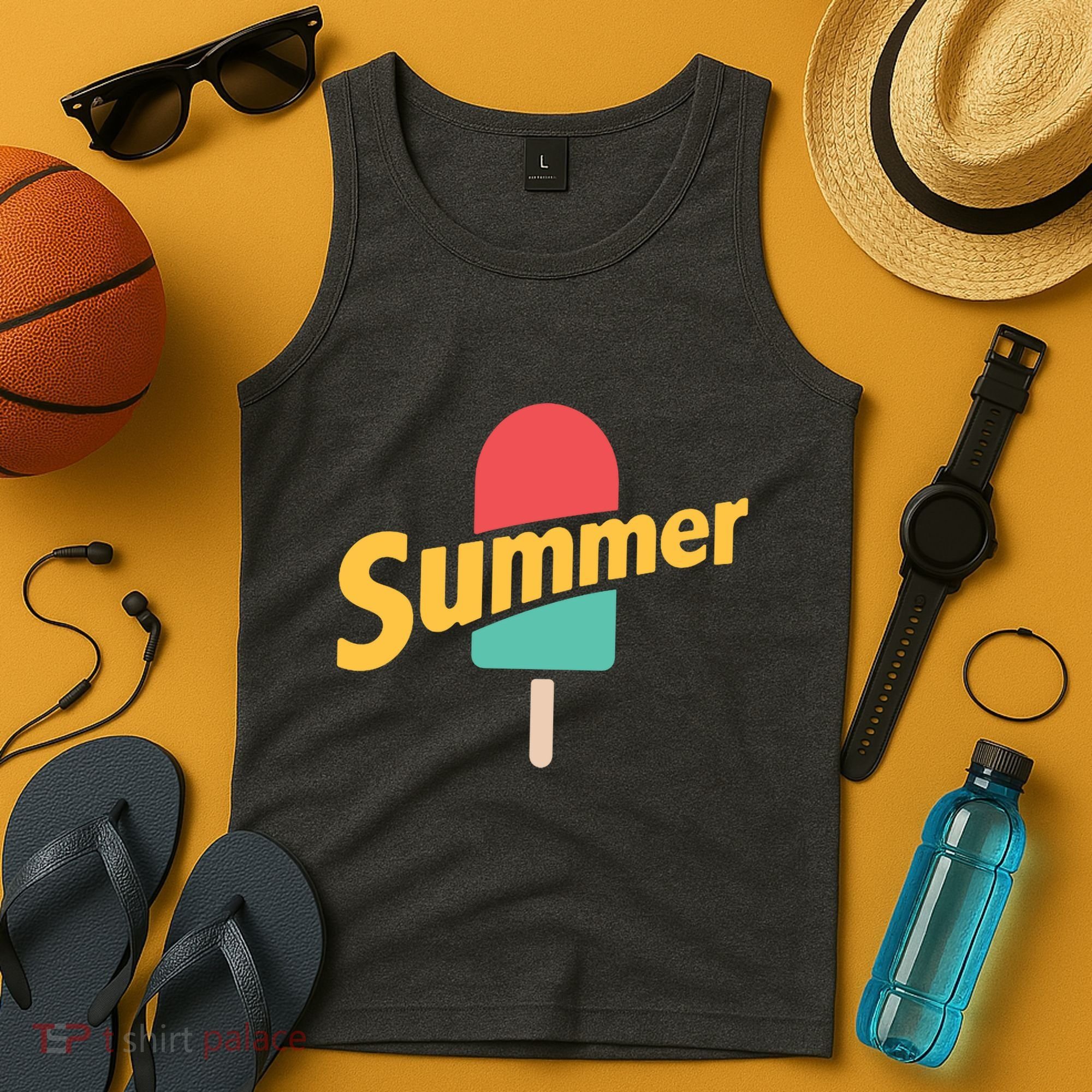 Summer Vacation Ice Cream Popsicle Tank Top