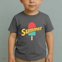 Summer Vacation Ice Cream Popsicle Toddler T-Shirt thumb 2