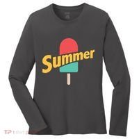 Summer Vacation Ice Cream Popsicle Women's Long Sleeve Shirt thumb 0