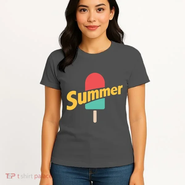 Summer Vacation Ice Cream Popsicle Women's T-Shirt