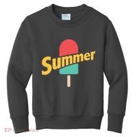 Summer Vacation Ice Cream Popsicle Kids Sweatshirt thumb 0