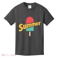 Summer Vacation Ice Cream Popsicle Kids T-Shirt thumb 0