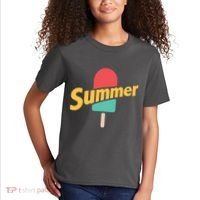 Summer Vacation Ice Cream Popsicle Kids T-Shirt thumb 2