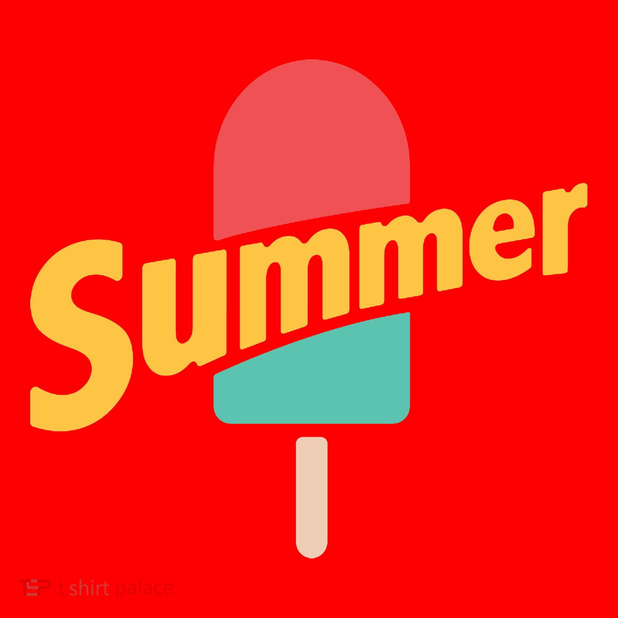 Summer Vacation Ice Cream Popsicle Santa Hat