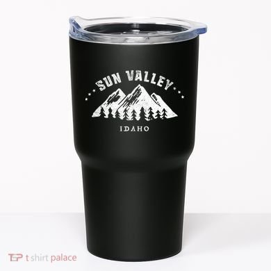 Sun Valley Idaho Outdoors Adventure Mountain Graphic Gift Tumbler