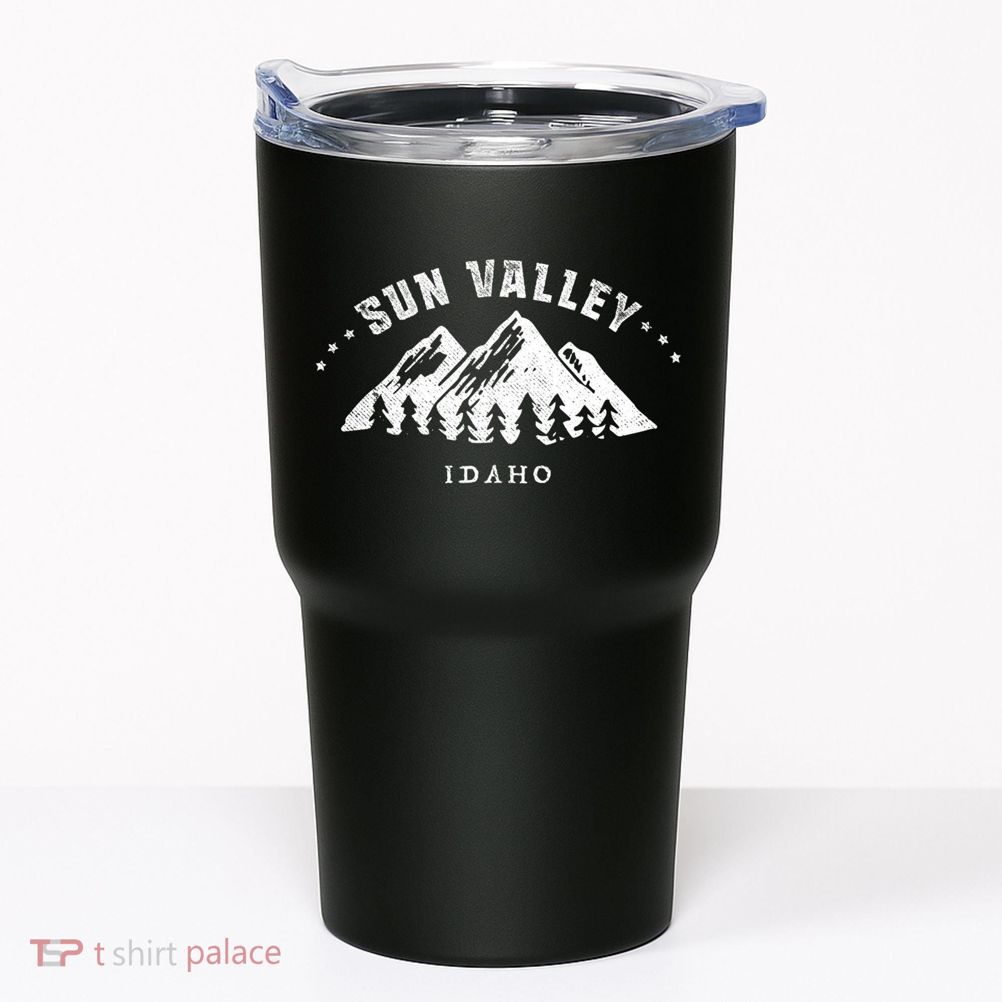 Sun Valley Idaho Outdoors Adventure Mountain Graphic Gift Tumbler