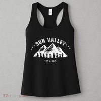 Sun Valley Idaho Outdoors Adventure Mountain Graphic Gift Women's Tank Top thumb 3