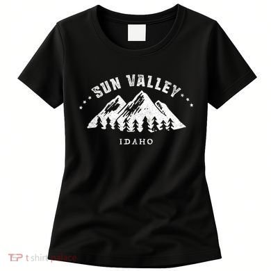 Sun Valley Idaho Outdoors Adventure Mountain Graphic Gift Women's T-Shirt