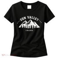 Sun Valley Idaho Outdoors Adventure Mountain Graphic Gift Women's T-Shirt thumb 0