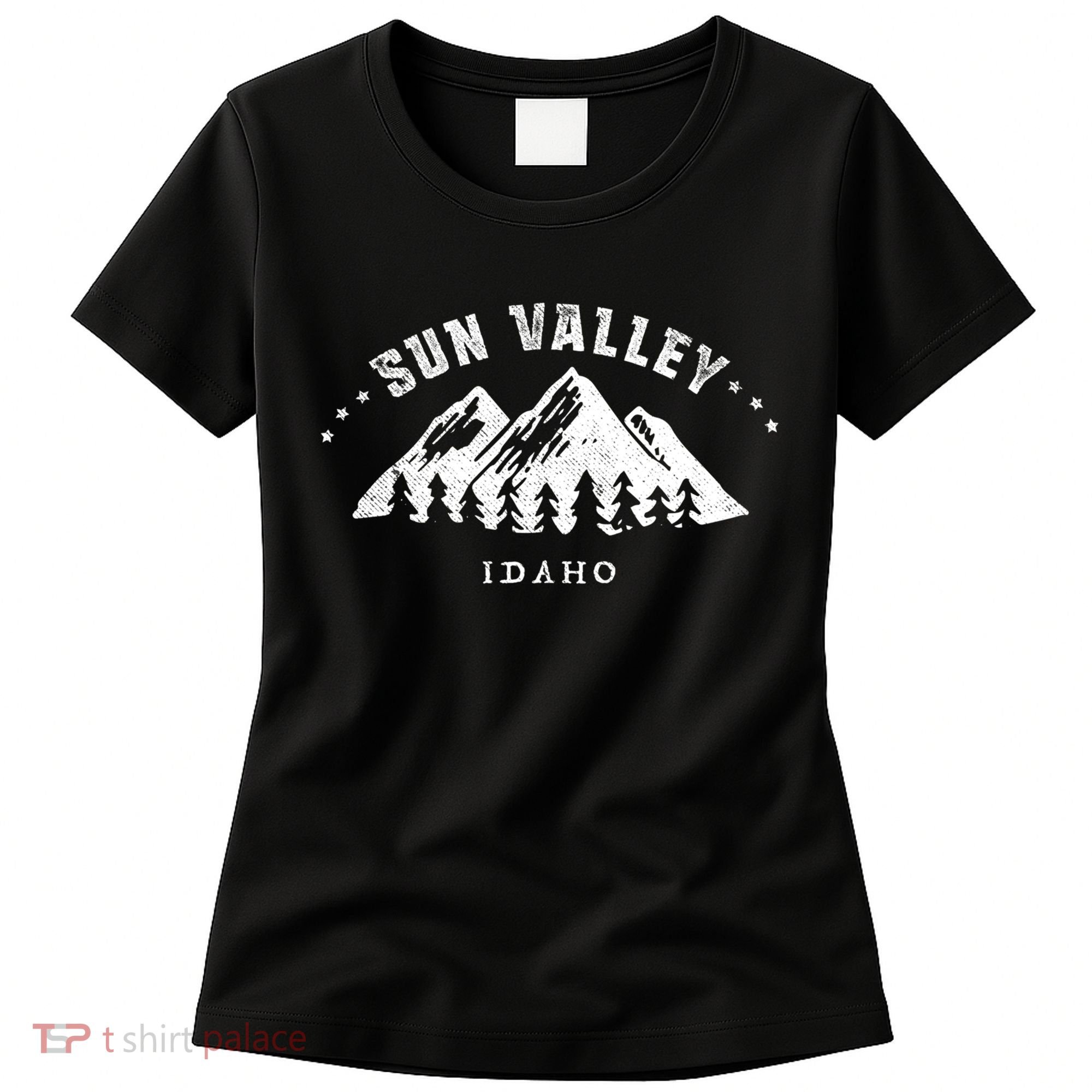Sun Valley Idaho Outdoors Adventure Mountain Graphic Gift Women's T-Shirt