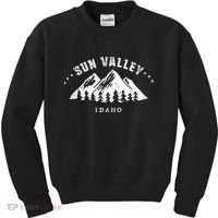 Sun Valley Idaho Outdoors Adventure Mountain Graphic Gift Kids Sweatshirt thumb 0