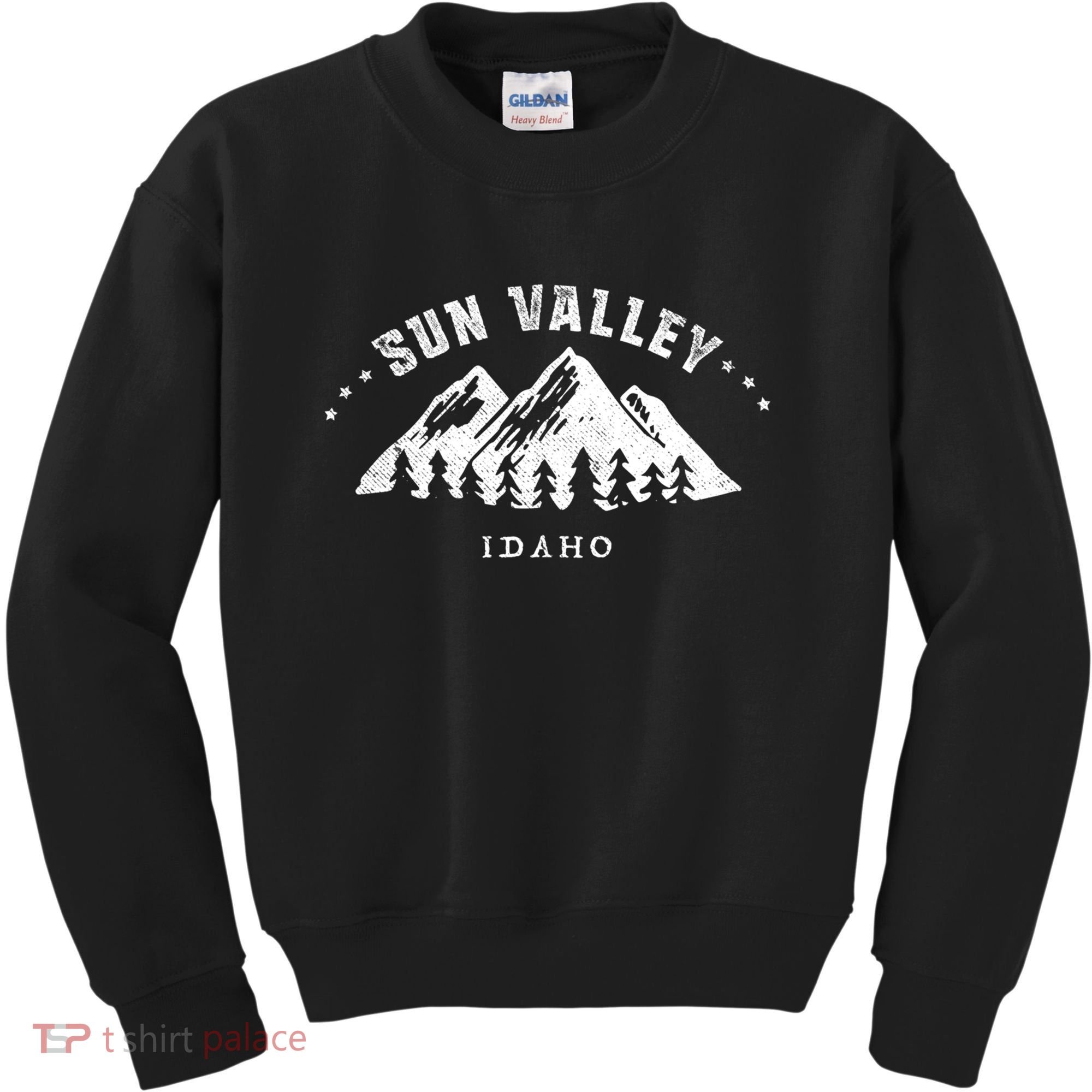 Sun Valley Idaho Outdoors Adventure Mountain Graphic Gift Kids Sweatshirt