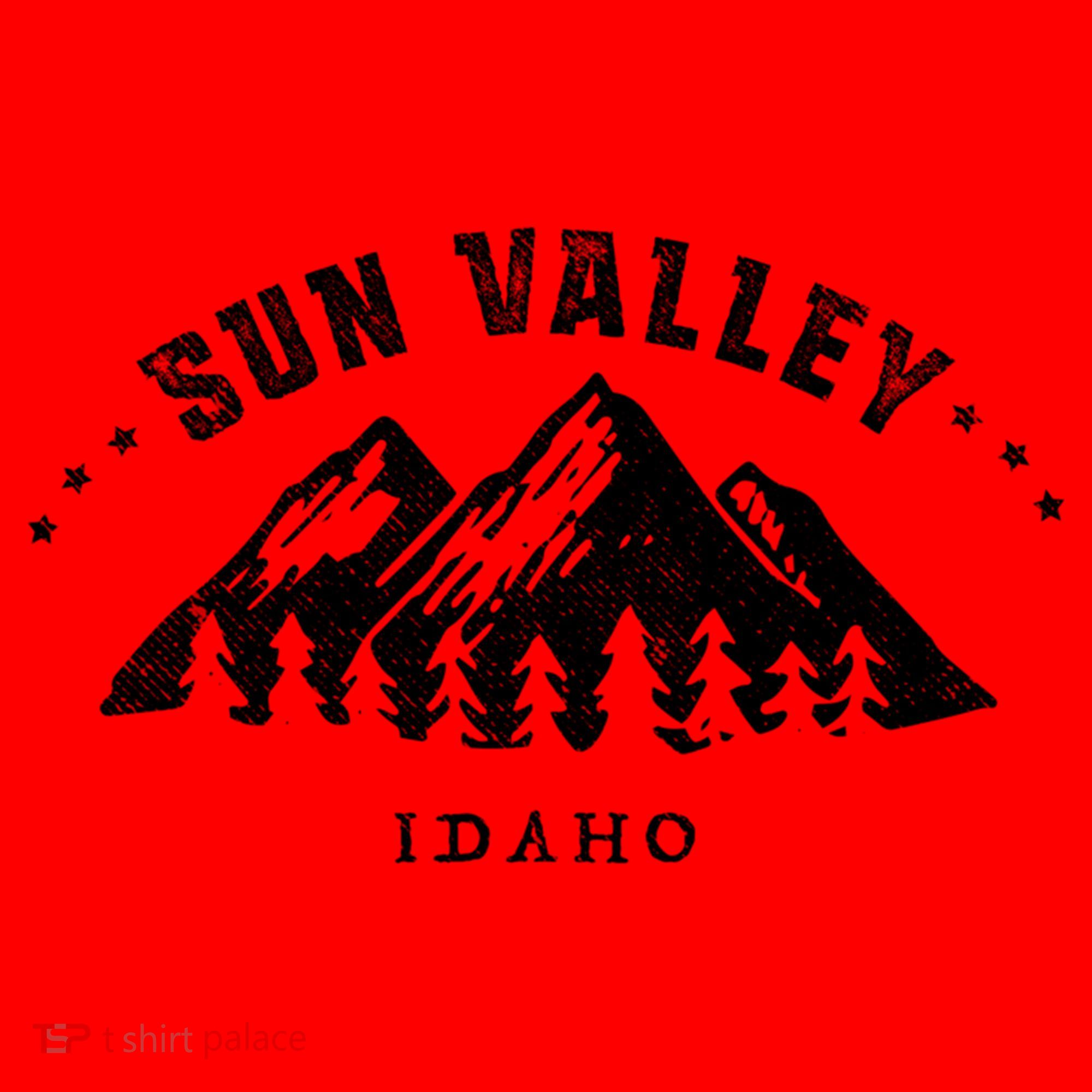 Sun Valley Idaho Outdoors Adventure Mountain Graphic Gift Santa Hat