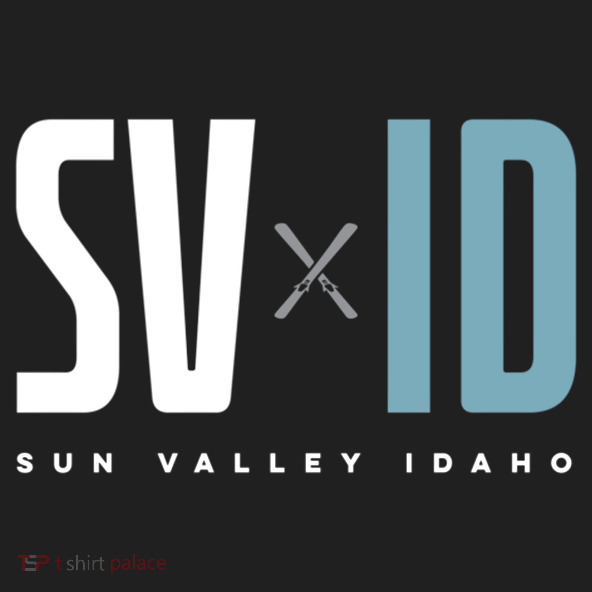 Sun Valley Idaho Graphic Ski Gift Women's Dry Zone Grid Polo