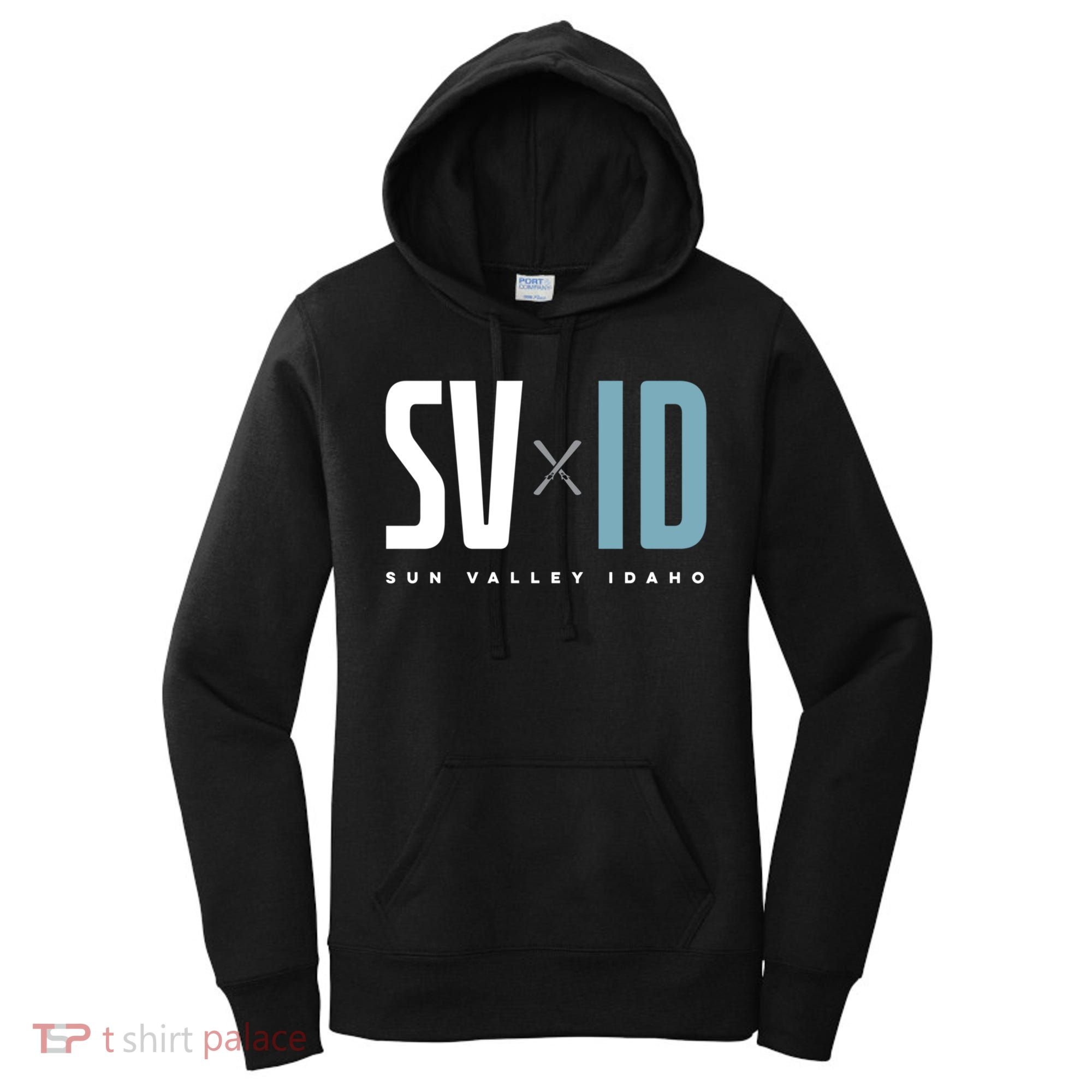 Sun Valley Idaho Graphic Ski Gift Women's Hoodie