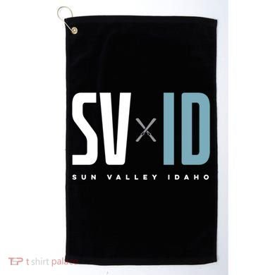Sun Valley Idaho Graphic Ski Gift Golf Towel